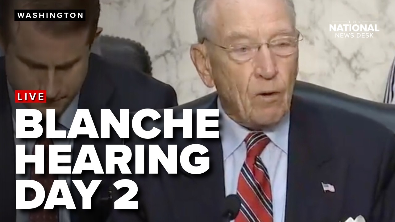 Day 2 of Blanche nomination hearing to be Trump's AG