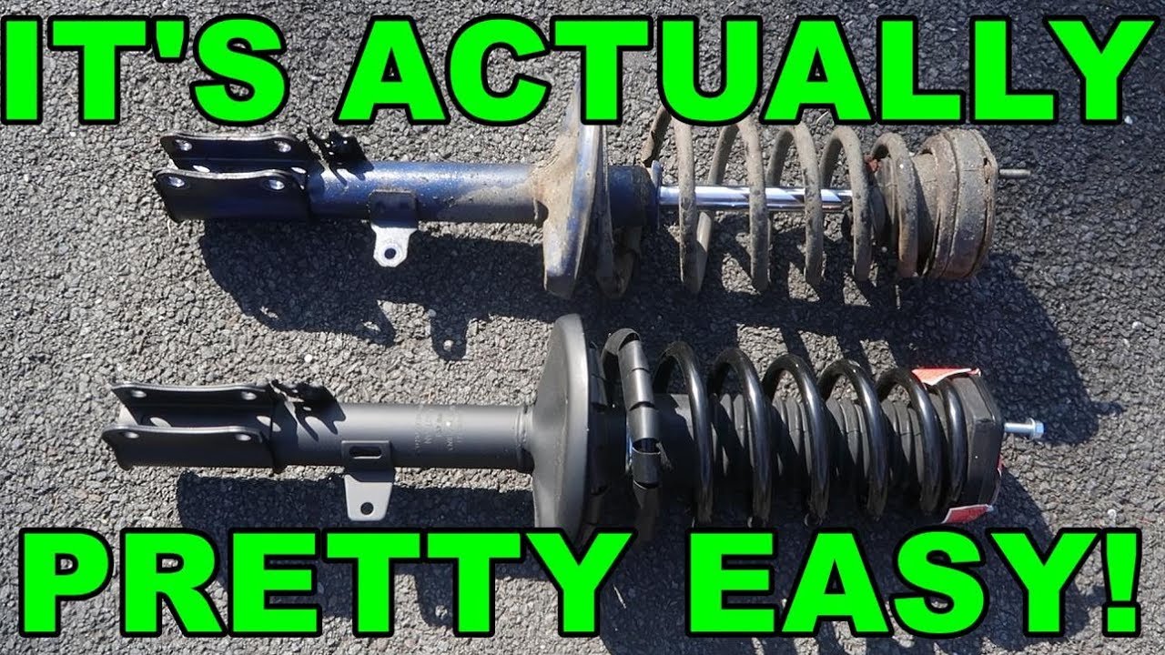 How to install new rear struts & springs on a 1996 Toyota Camry