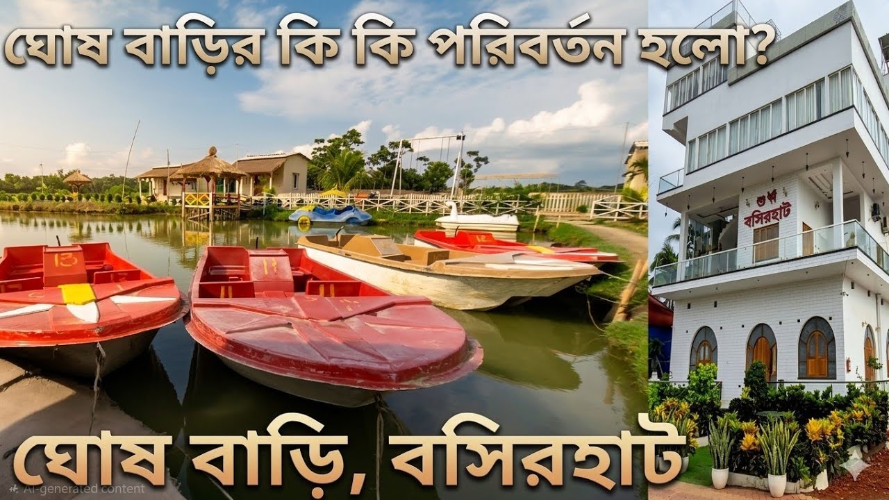 Ghosh Bari Basirhat | Ghosh Bari Park | ঘোষবাড়ি | New Ghoshbari 2025