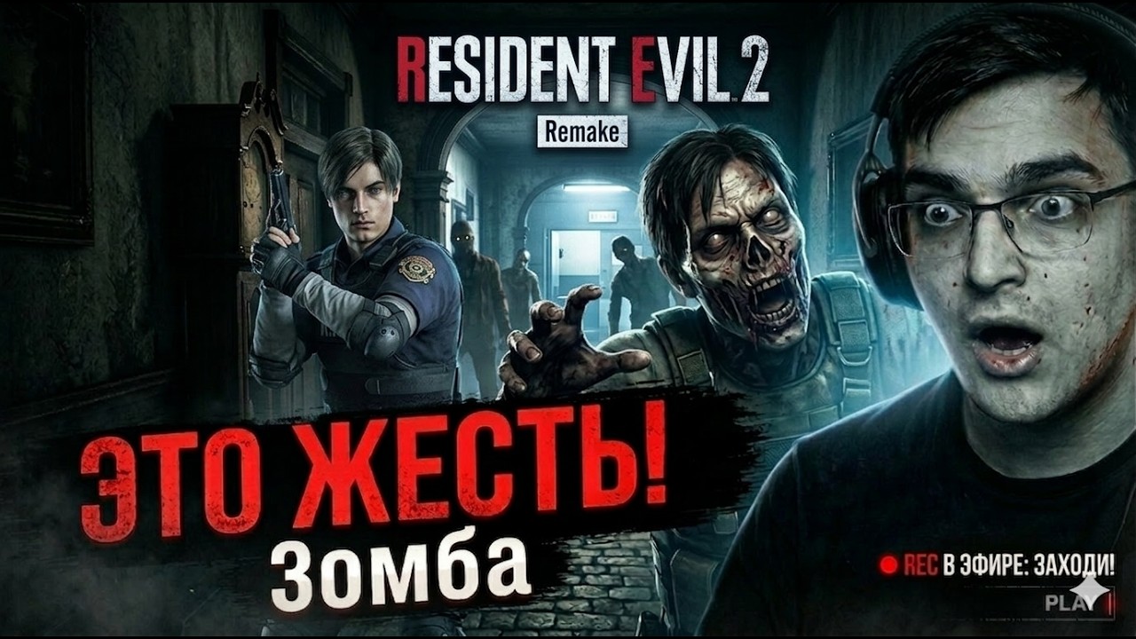 ВПЕРВЫЕ В РАКУН СИТИ ❘ Resident Evil 2 СТРИМ