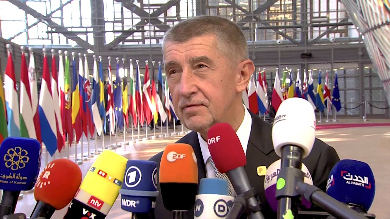 10.04.2019 - Statement Andrej Babiš (deutsch/tschechisch/engl.) - Europ. Rat / Verlängerung Brexit