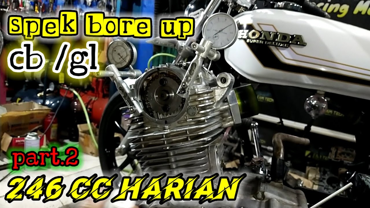 cara bore up cb herex ,spek herex gl cc mbledos PART 2  @AM_TECH_RACING