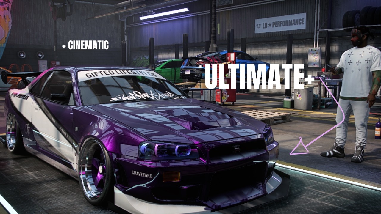INSANE BUILD NISSAN SKYLINE GT-R R34 MAX PART ULTIMATE+ WITH CINEMATIC CARS - NFS HEAT GAMEPLAY !!!!