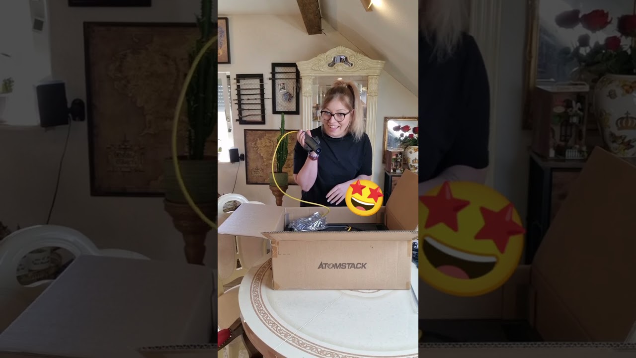 ATOMSTACK A20PRO 1064NM 20W FIBERLASER Unboxing & Setup #laser #atomstack #fiberlaser #unboxing