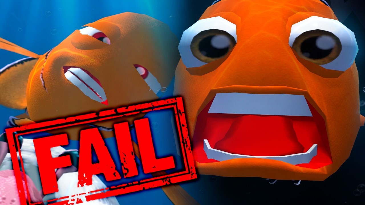 Finding Nemo All Deaths Fail Cutscenes | Game Over  PS2