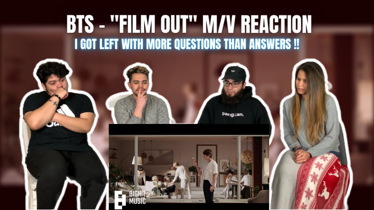 BTS (방탄소년단) 'Film out' M/V Reaction I GOT LEFT WITH MORE QUESTIONS THAN ANSWERS!) Bts reaction #bts