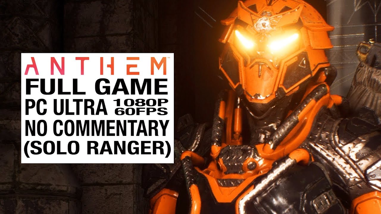 ANTHEM Full Game Walkthrough Gameplay - No Commentary [Anthem Full Game]