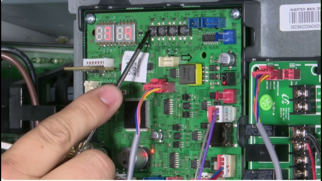 Samsung VRF Vacuum Mode