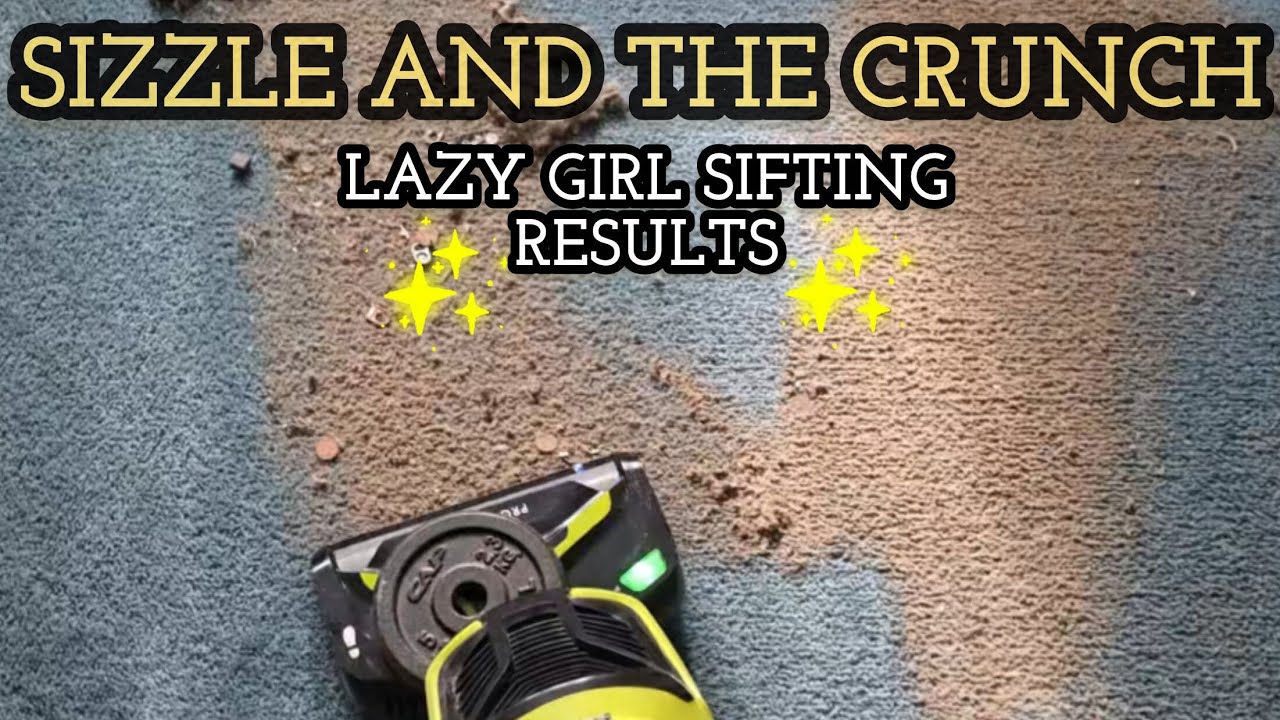 Sizzle & Crunch Carpet Rake Sifting Results| Natural Dirt Crunch|Mess Test | Vacuum ASMR | Relaxing 
