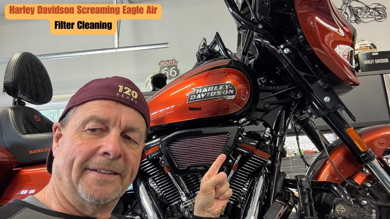 Cleaning My Harley Davidson Screaming Eagle Wedge K&N Air Filter