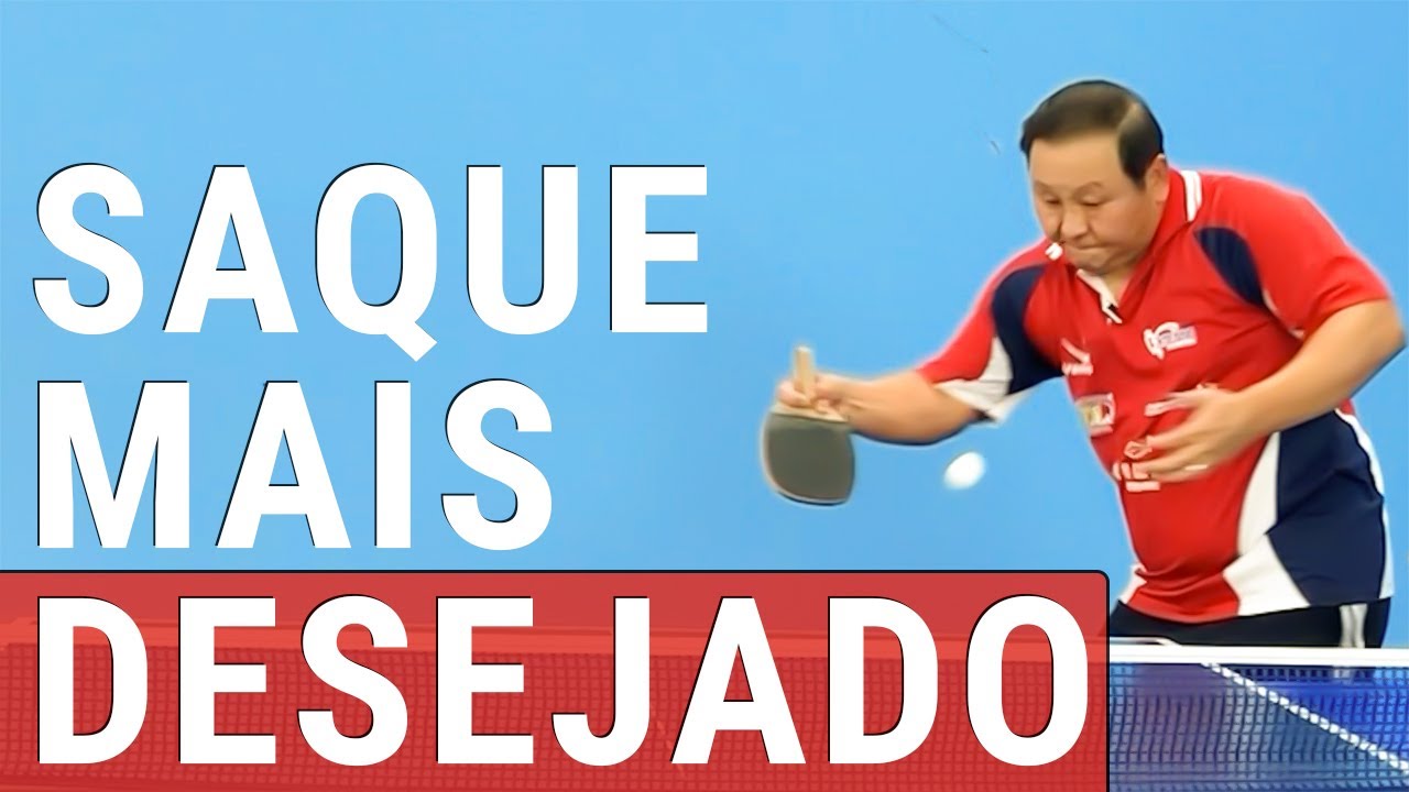 Como sacar  invertido no tênis de mesa(ping pong)