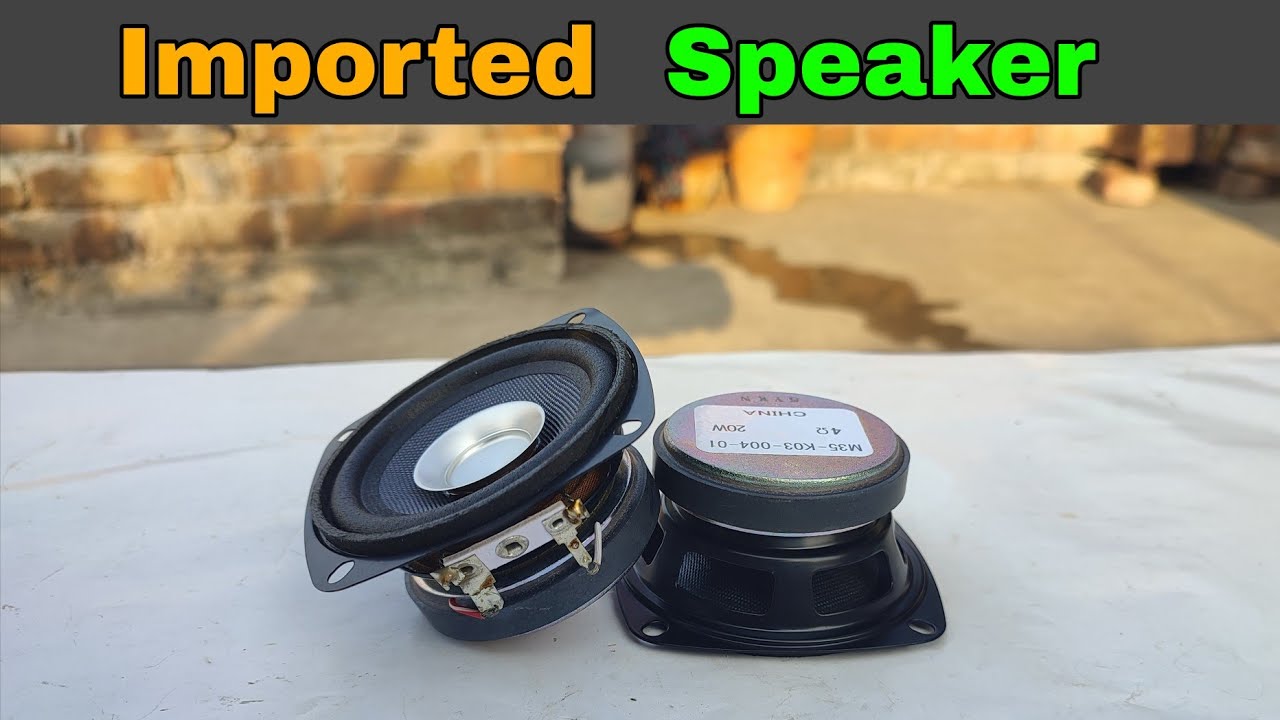 Best Quality Imported Full Range Speaker Review & Testing || অল্প টাকায় ভালো স্পিকার 