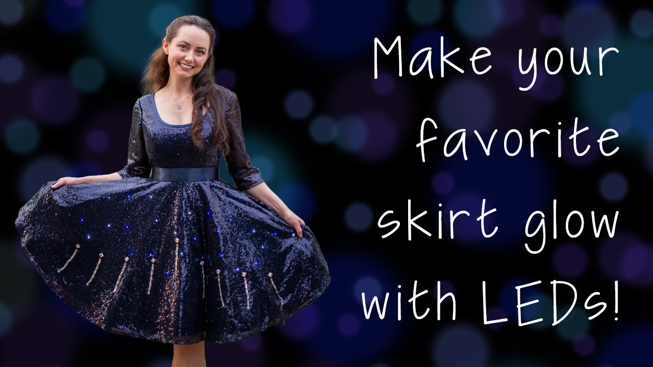 DIY Light-Up Skirt Tutorial! ✨ Make a Removable LED Underskirt for Any Dress