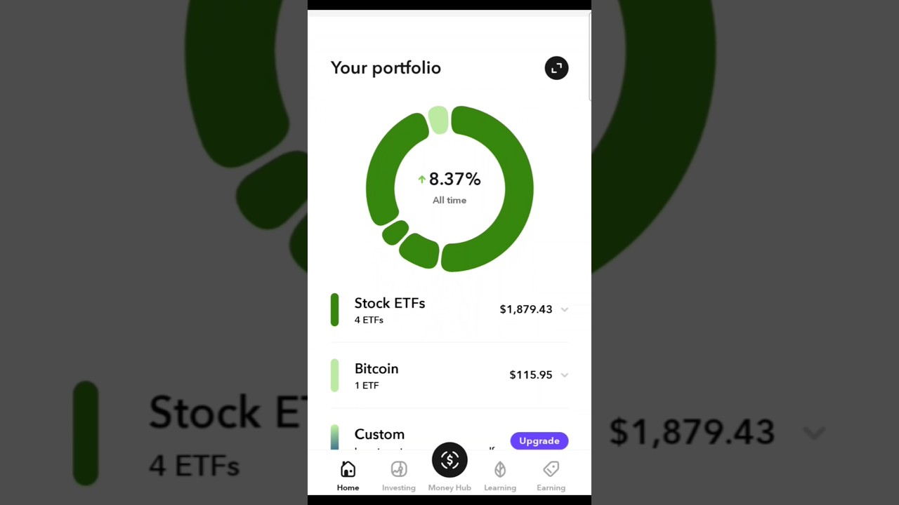 My Acorns Portfolio BREAKDOWN #investing #acorns #acornsapp #finance #bitcoin