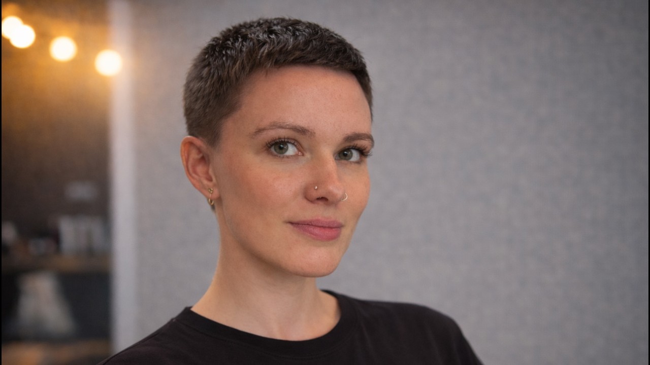 Она ждала 3 месяца, чтобы сделать такую ​​короткую стрижку | Преображение в стиле «пикси»
