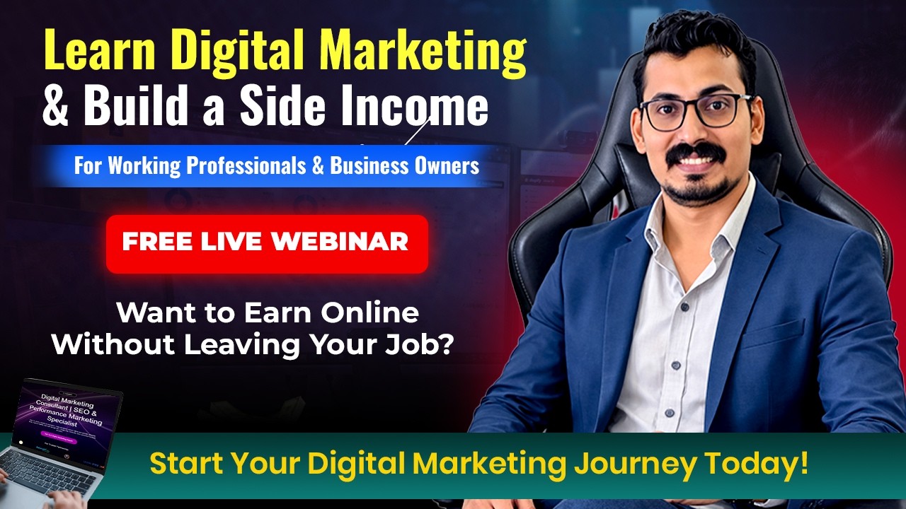 Introduction to Learn with Rakesh Webinar | Learn Digital Marketing & Build a Side Income