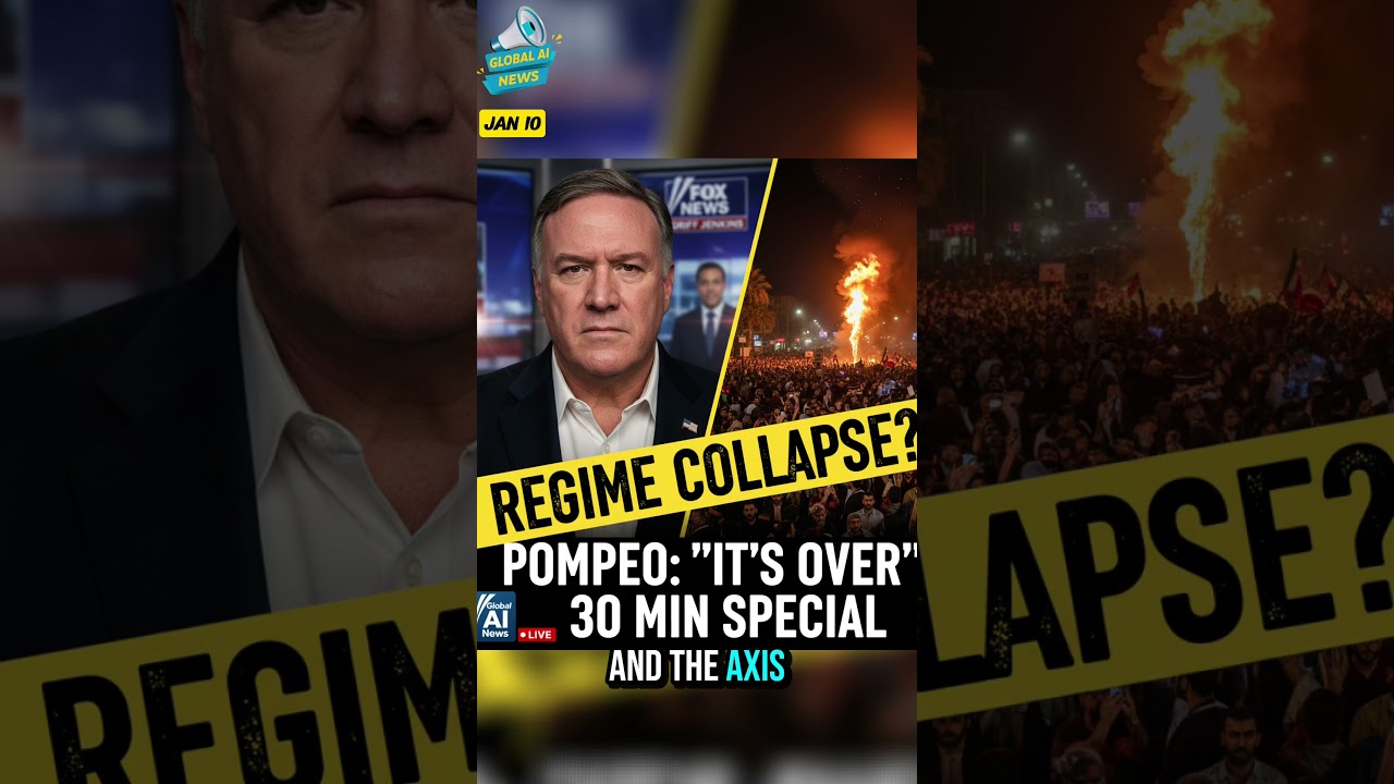 IRAN ON THE BRINK: Pompeo Tells Griff Jenkins "This is the End" for the Regime | Global AI  
