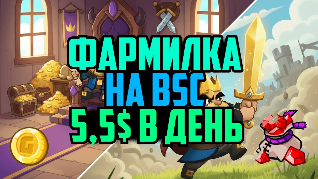 Фармилка на Блокчейне BSC Tether King | P2E с Заработком Каждый День