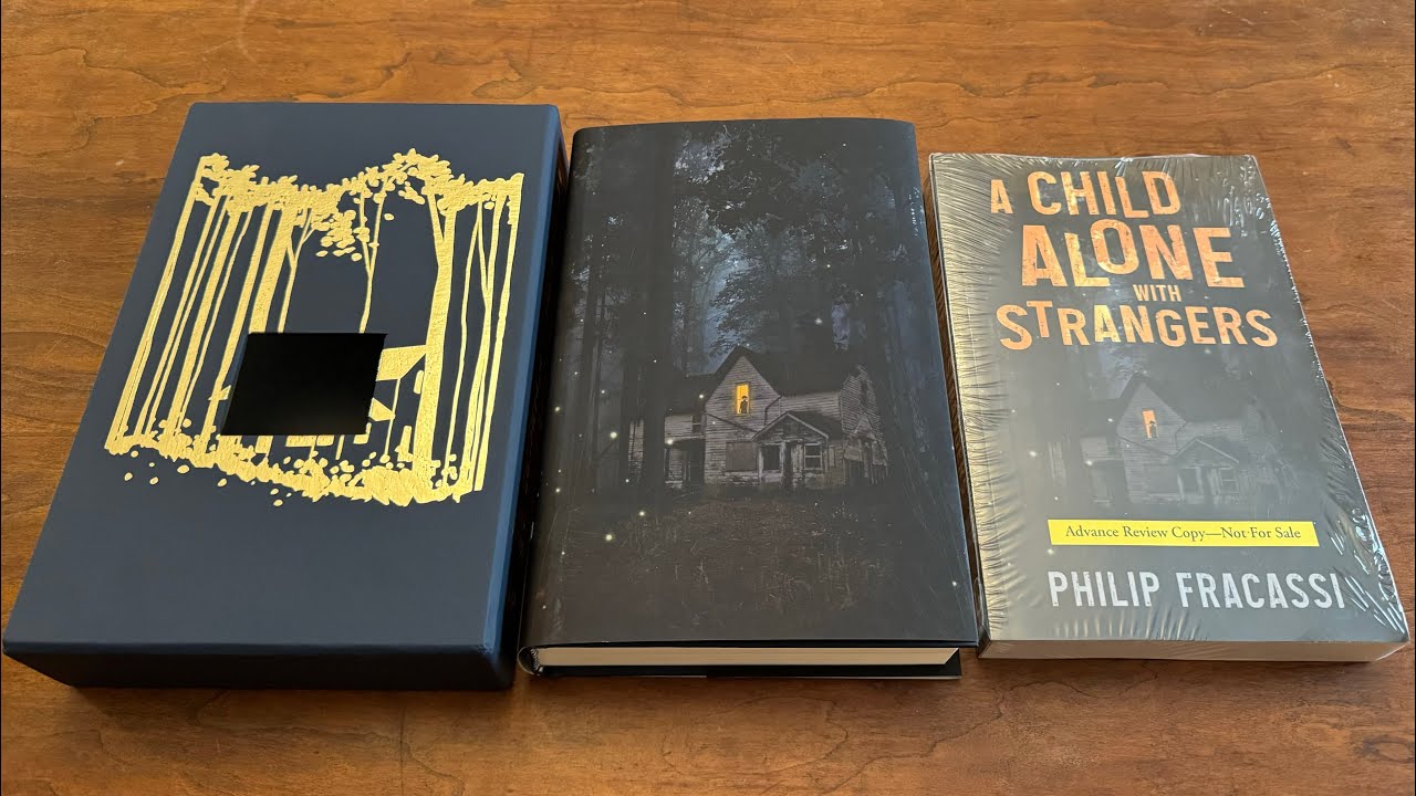 Unboxing Philip Fracassi A Child Alone With Strangers Limited and ARC from Lividian Publications