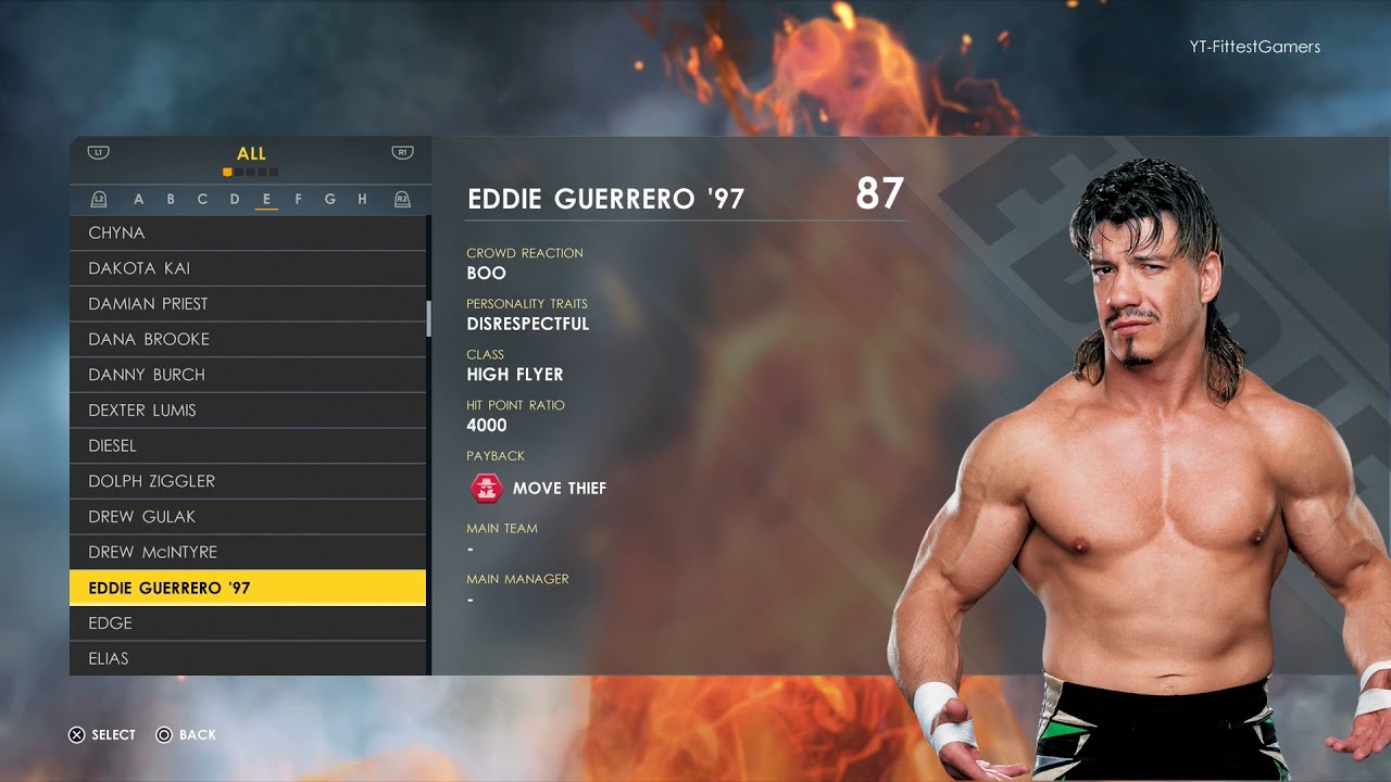 WWE 2K22 — полный состав и все открываемые предметы