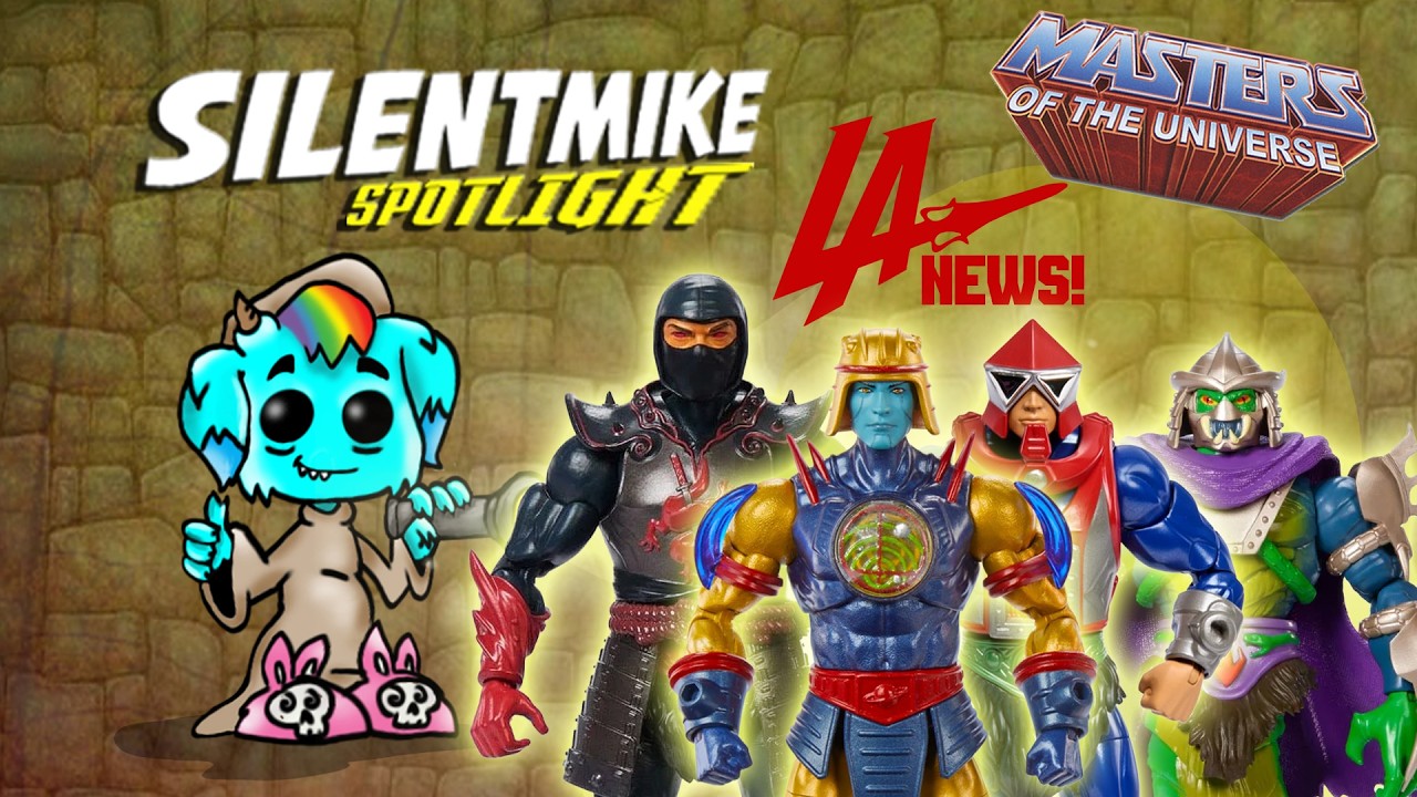 MOTU - Masterverse - Ninjor - Sy-Klone - Mekanek - Los Amigos NEWS - MATTEL - Silent Mike Spotlight