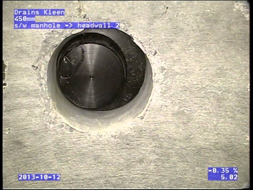 CCTV pipe survey