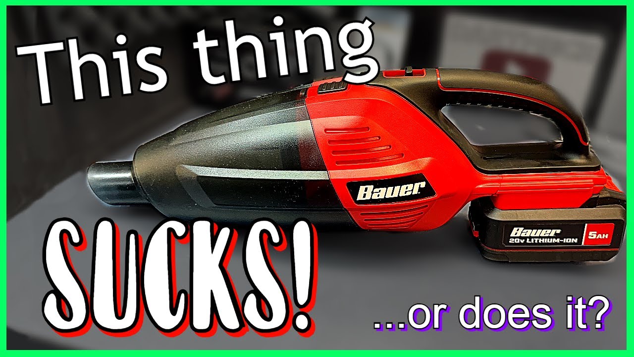 Bauer Cordless Vacuum REVIEW!! Watch BEFORE you buy....