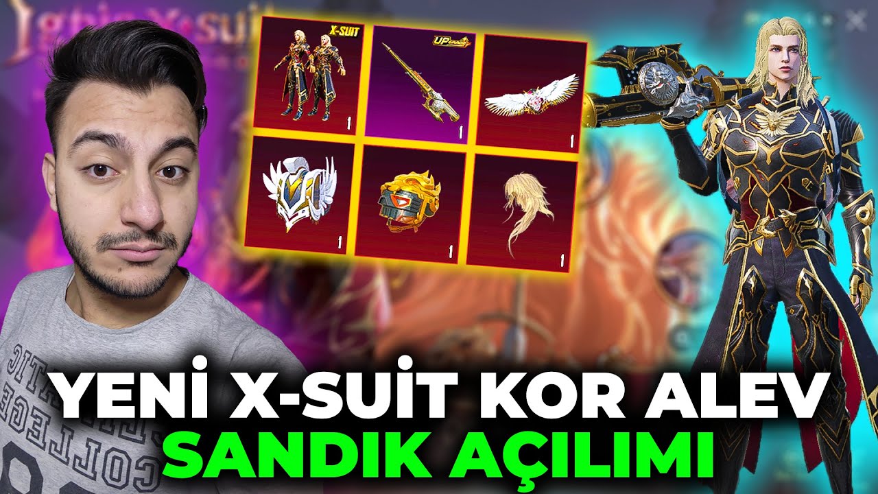 YENİ X-SUİT KOR ALEV SANDIK AÇILIMI, ARINDIRICI AMR'Yİ ÇIKARTTIM 30.000 UC! - PUBG MOBİLE