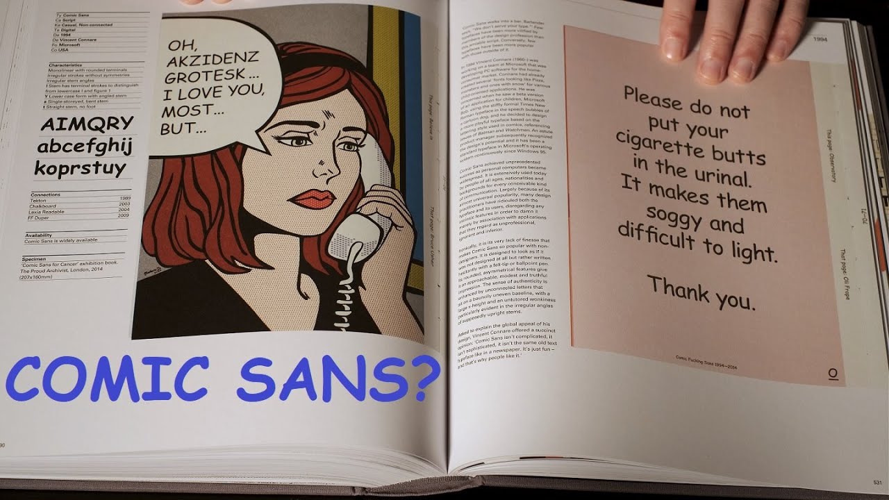 ASMR Font of Knowledge, More Fonts! (yes Comic Sans)
