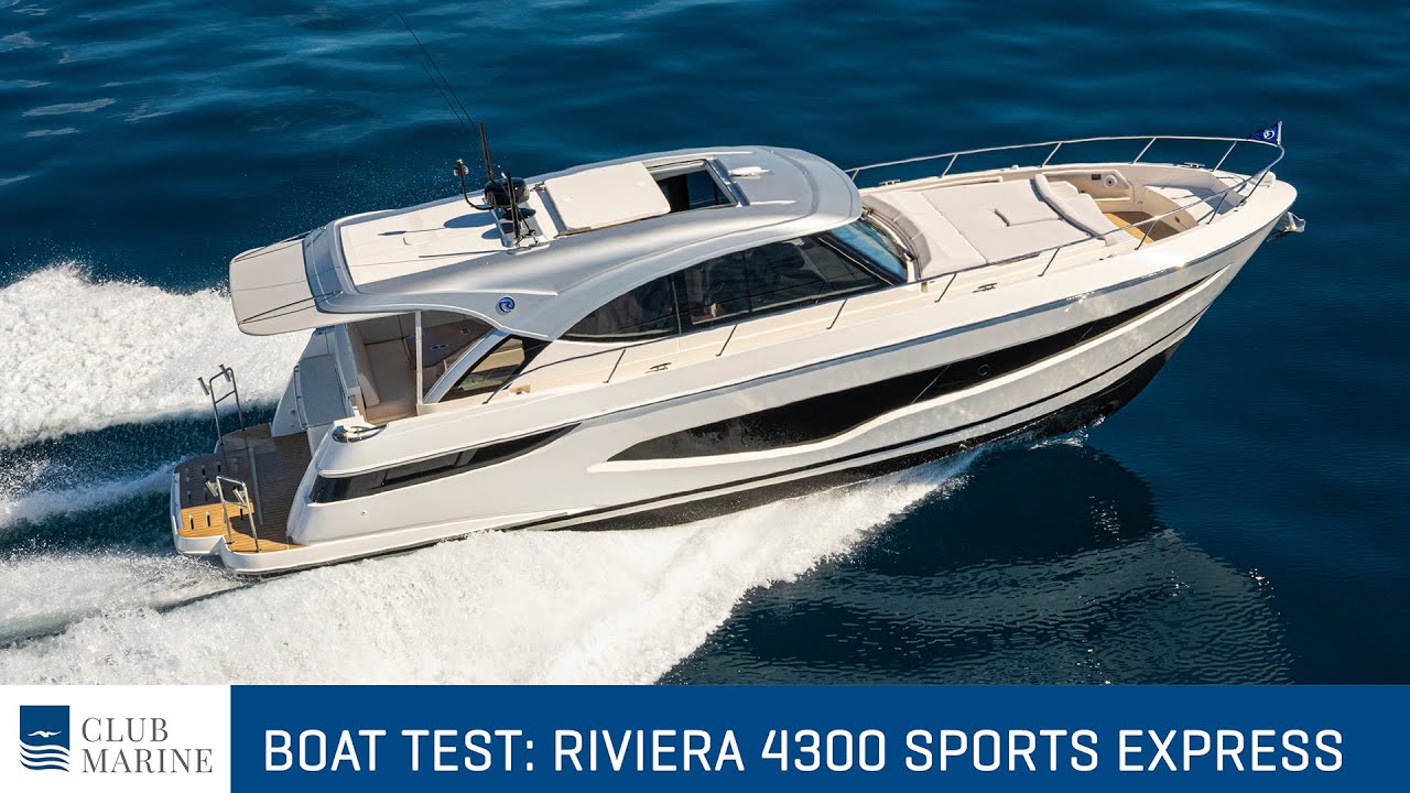 Riviera 4300 Sports Express boat test | Club Marine