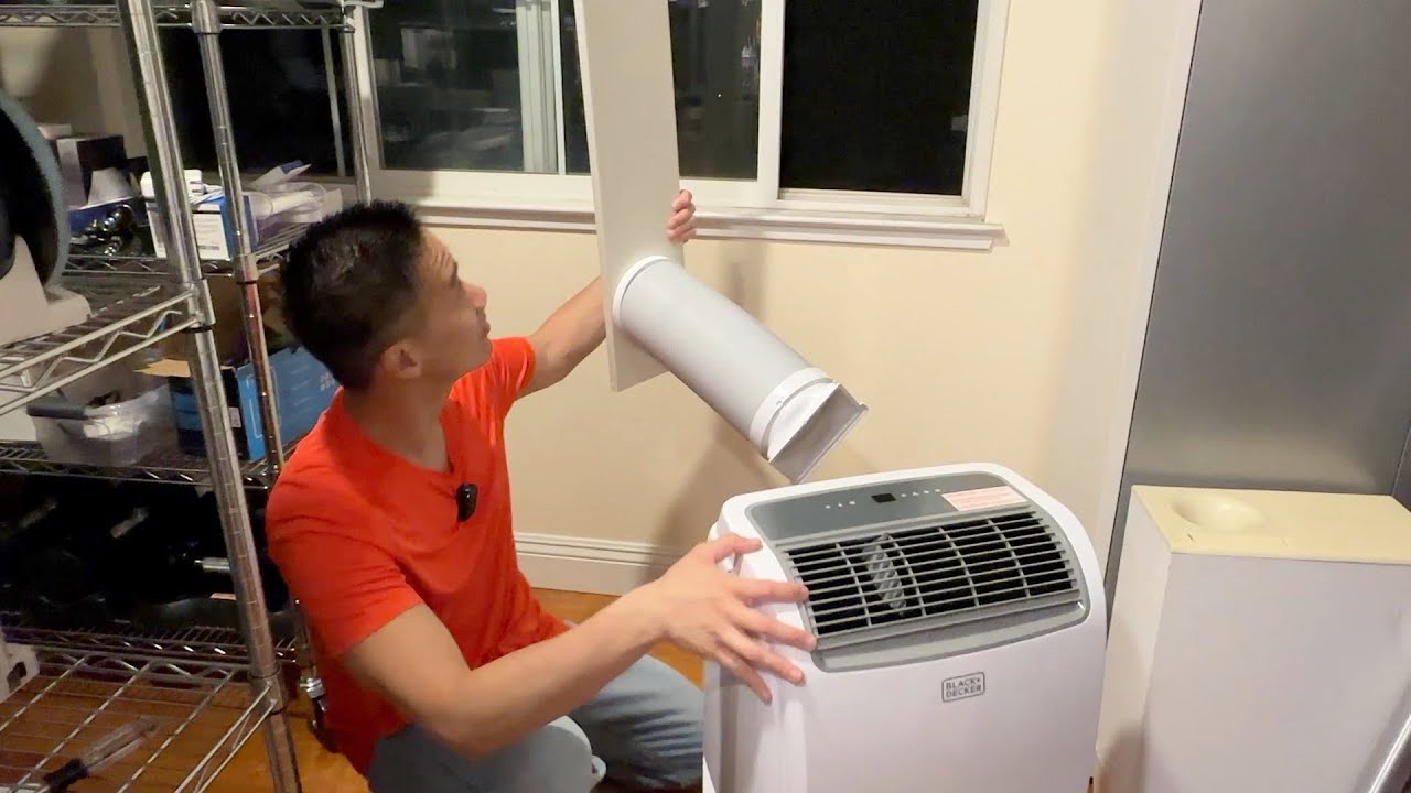 FULL INSTALLATION in 10 MINUTES!  BLACK+DECKER 8,000 BTU AC!