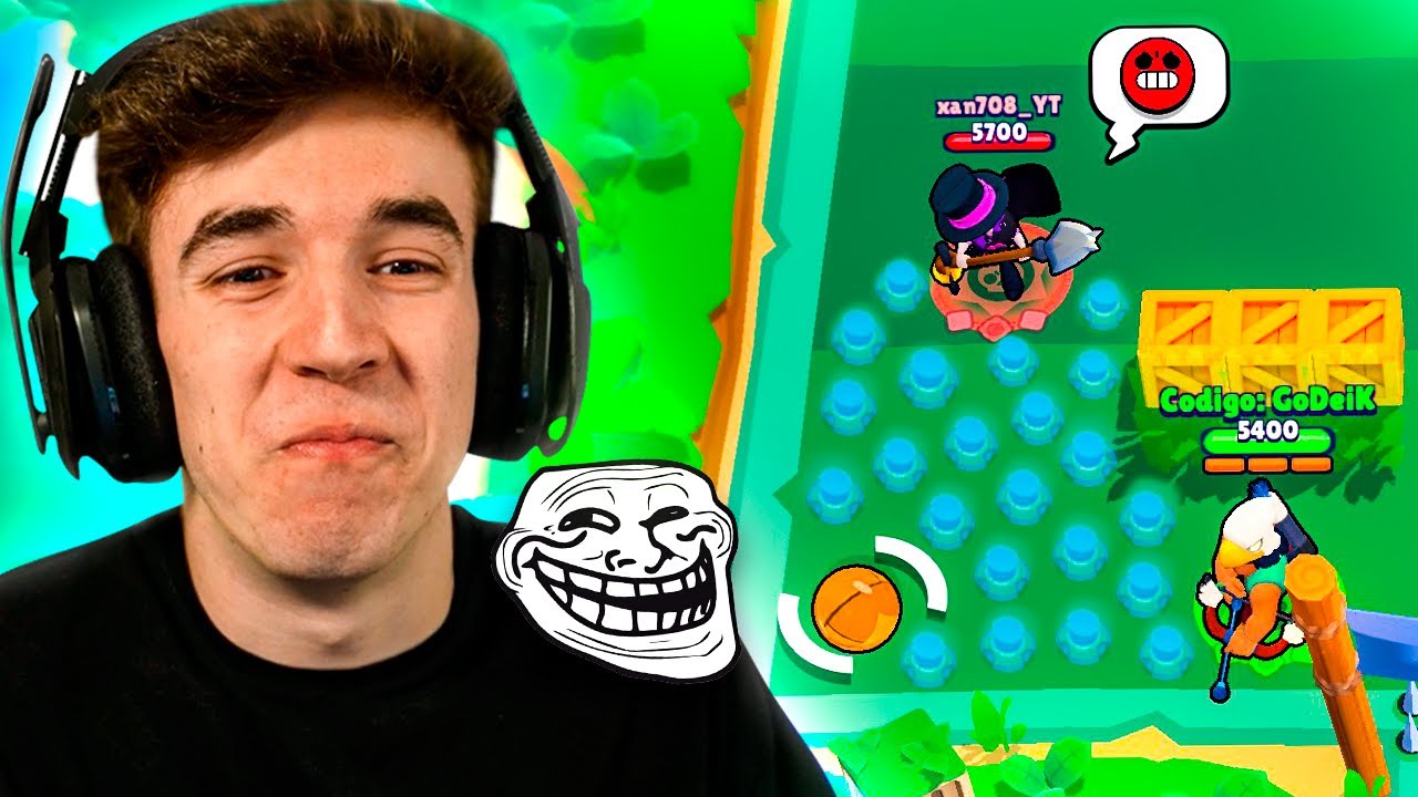 PONGO MINAS INFINITAS de BO Y LOS ENEMIGOS NO PUEDEN PASAR | TROLEO en BRAWL STARS