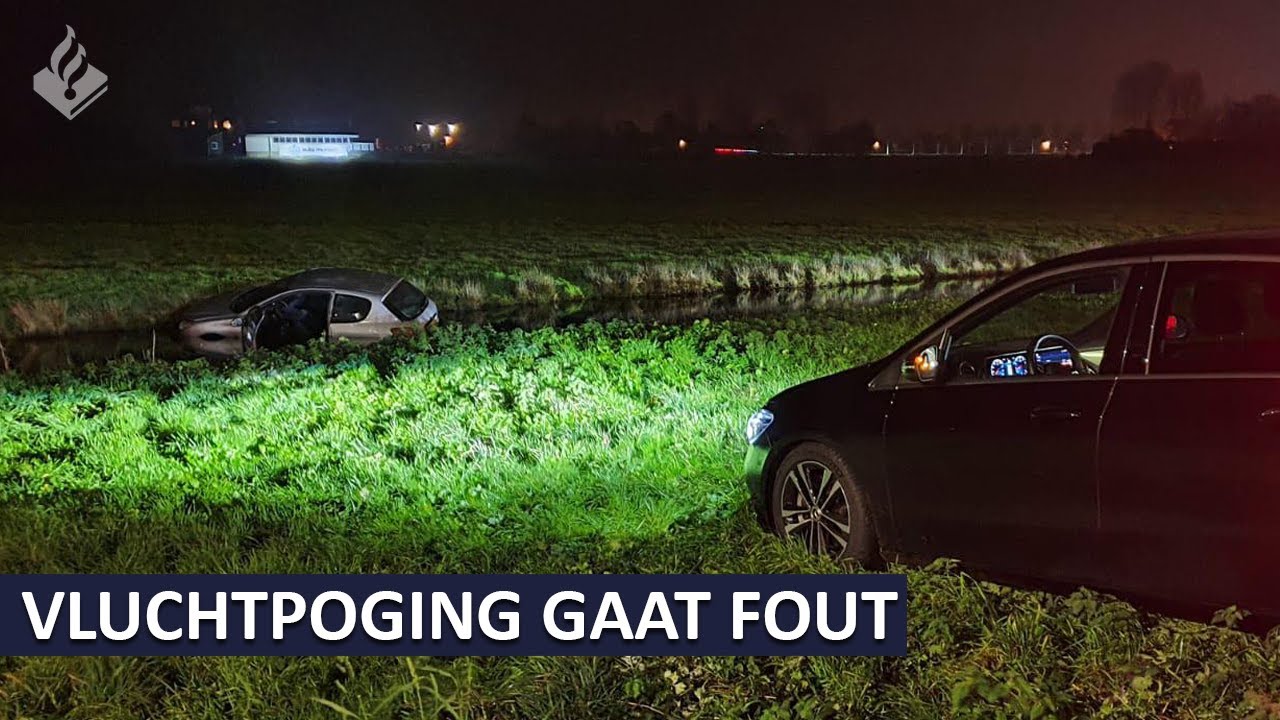 Vluchtpoging verdachten gaat fout - Politie Landelijke Eenheid - Dienst INFRA Noord-West