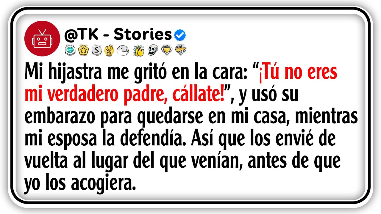 Mi hijastra me gritó en la cara: “¡Tú no eres mi verdadero padre, cállate!”, y usó su embarazo...