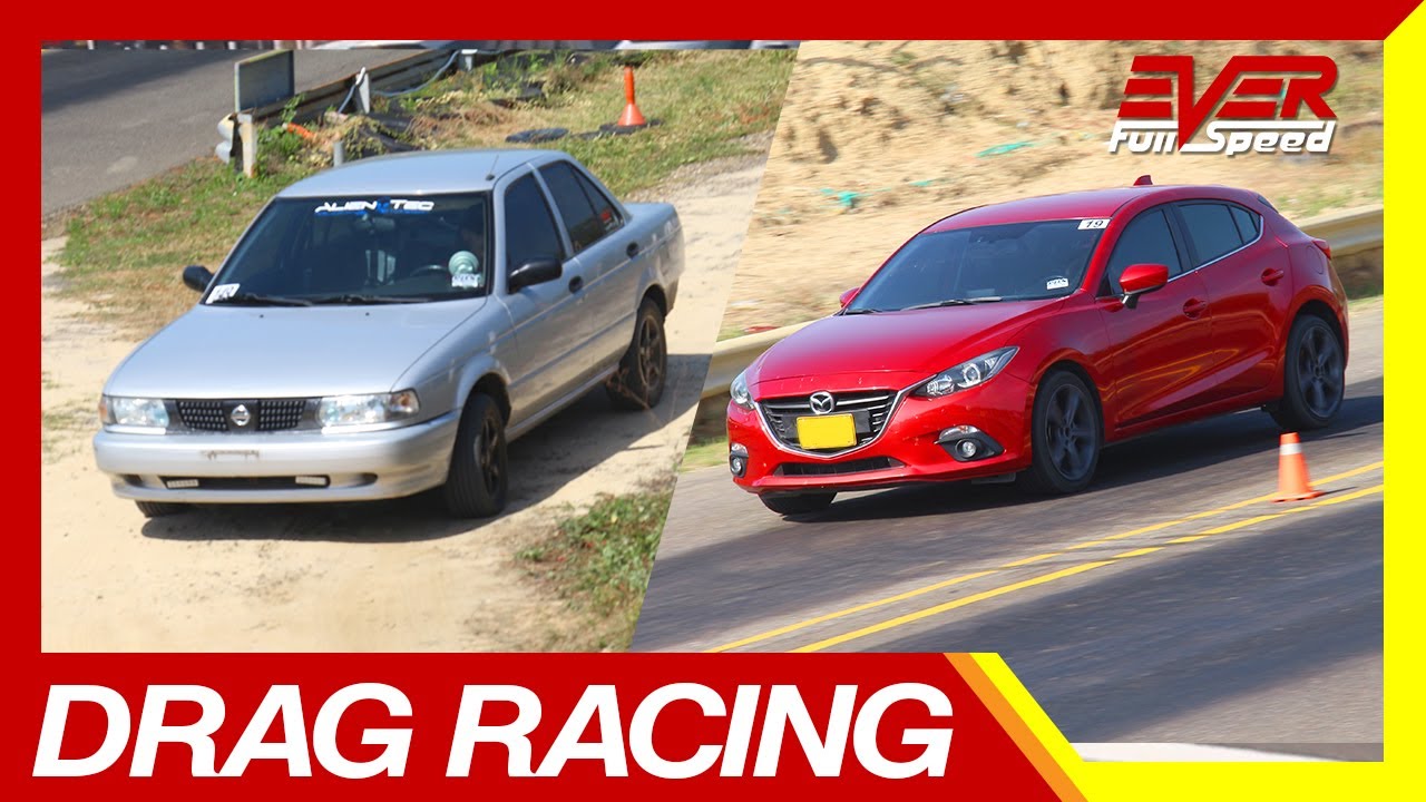 Nissan Sentra / Tsuru vs Mazda 3 🔥 DRAG RACING 🔥 DUELO DE AUTOS 🚘🚦🚘