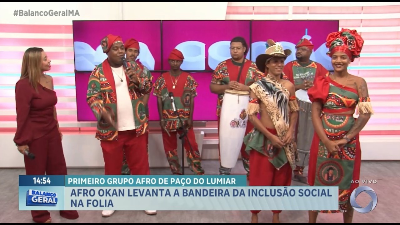Vem Comigo: Afro Okan Lumiar, primeiro grupo afro de Paço do Lumiar, anima o Carnaval de São Luís
