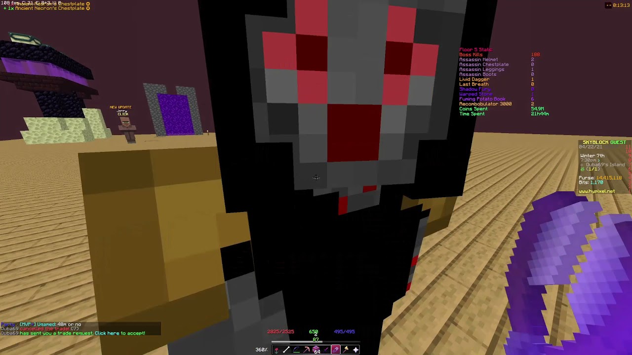 FAIL SCAMMER! Hypixel Skyblock!