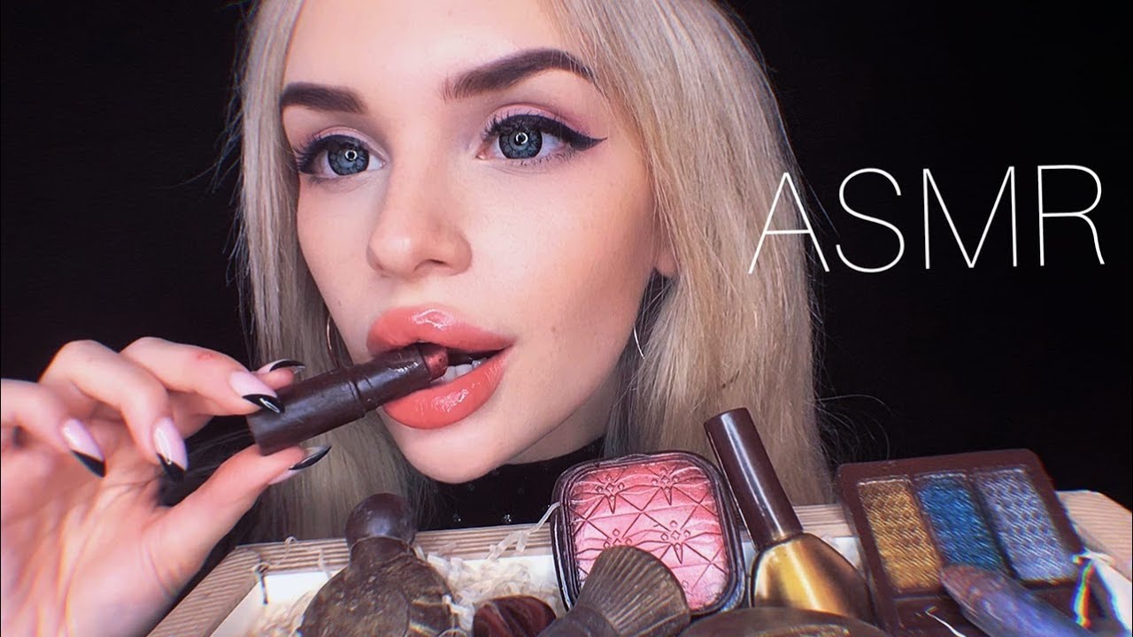 АСМР Итинг 👅 КОСМЕТИКА 💄/ ASMR Edible cosmetics 🤤