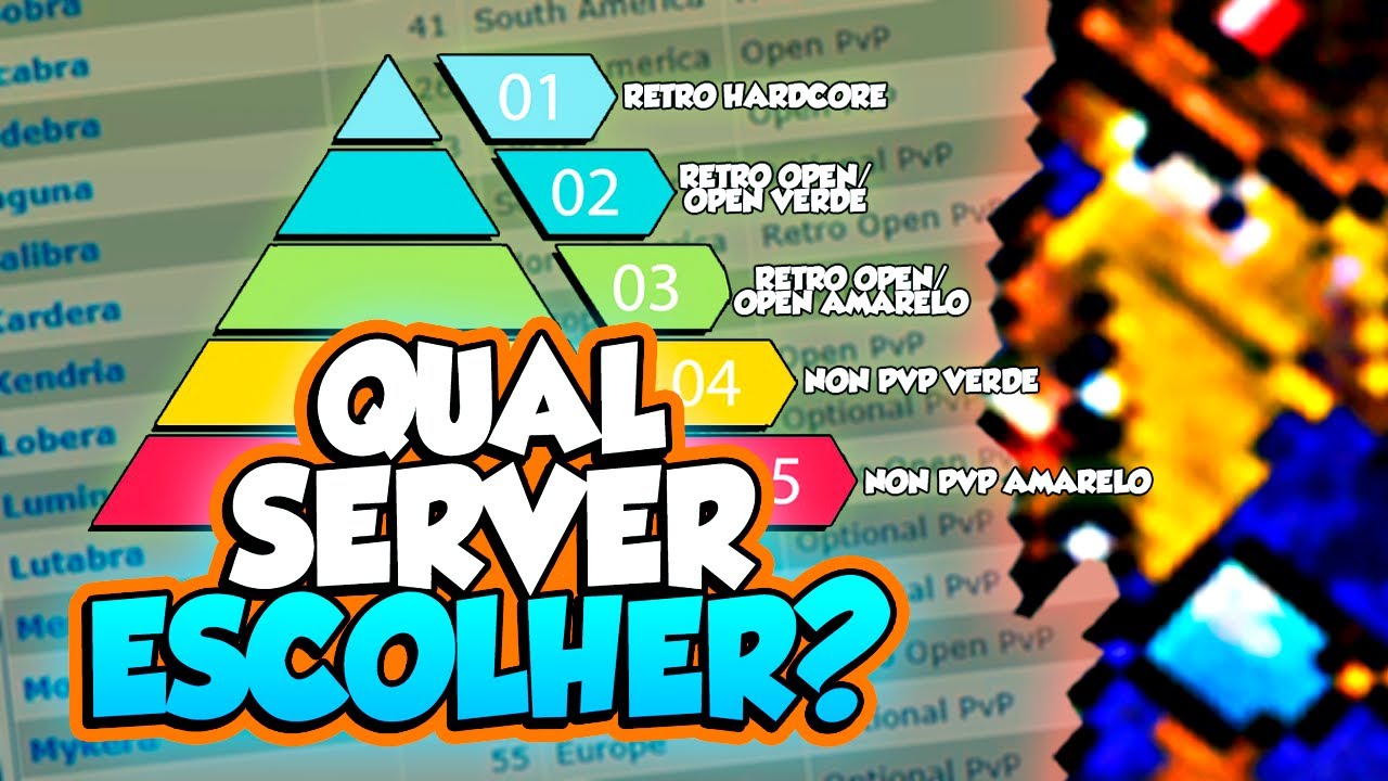QUAL O MELHOR SERVIDOR PARA JOGAR TIBIA