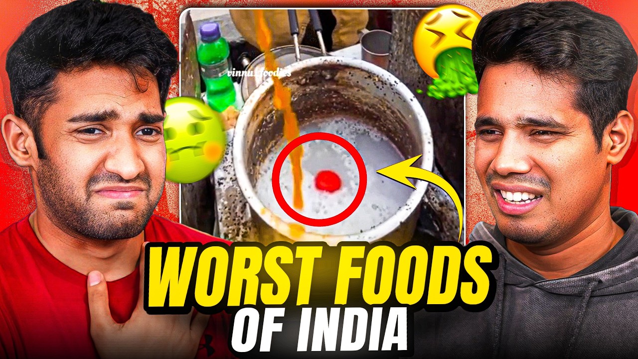 WORST INDIAN STREET FOODS WITH @GamerFleet  🤮