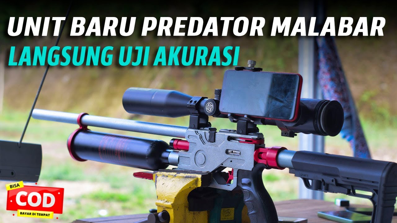 PROMO UNIT BARU AKURASI JOSS !!! SENAPAN ANGIN PCP PREDATOR MALABAR | HARGA CUMA 3 JUTAAN SAJA