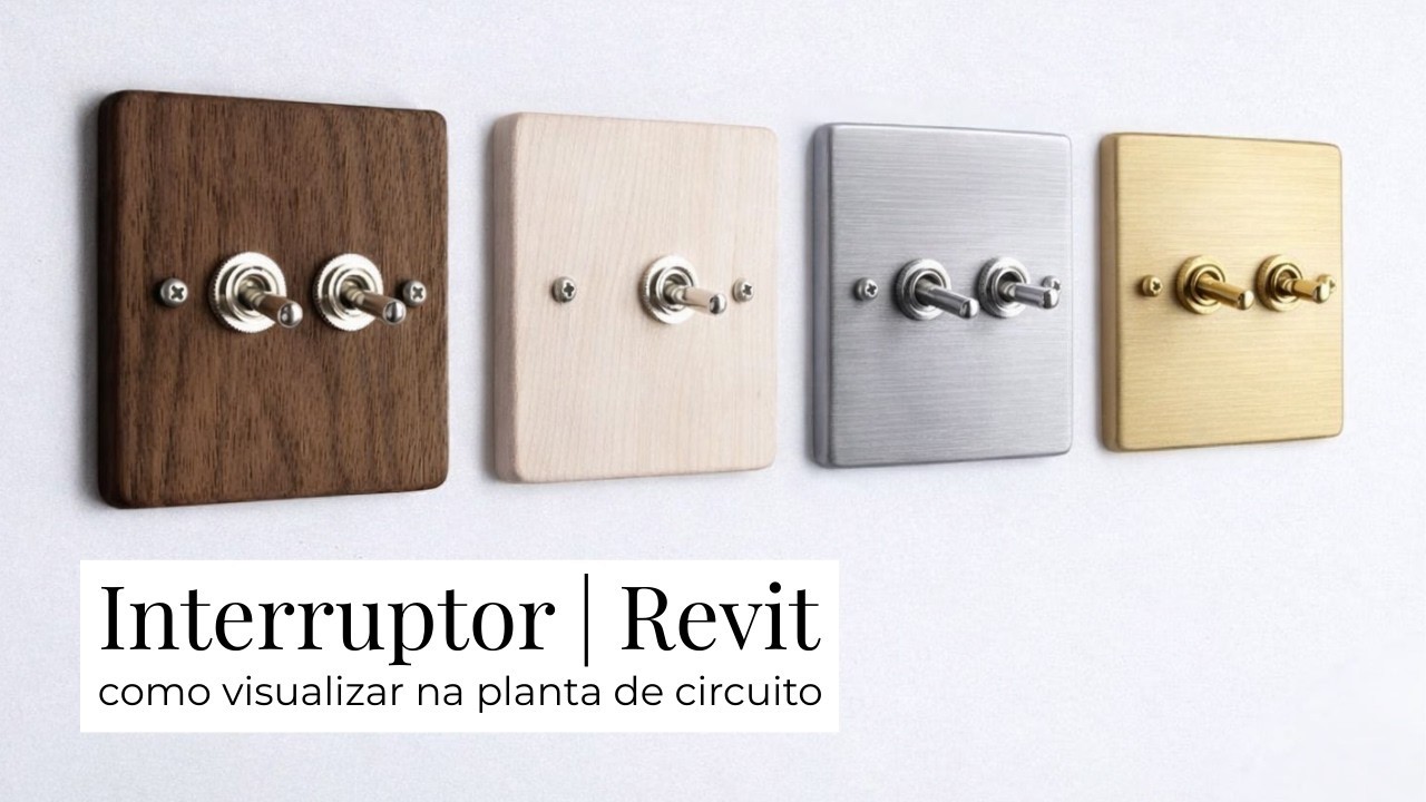 REVIT | Como ver o interruptor na planta de forro | luminotécnica | circuito
