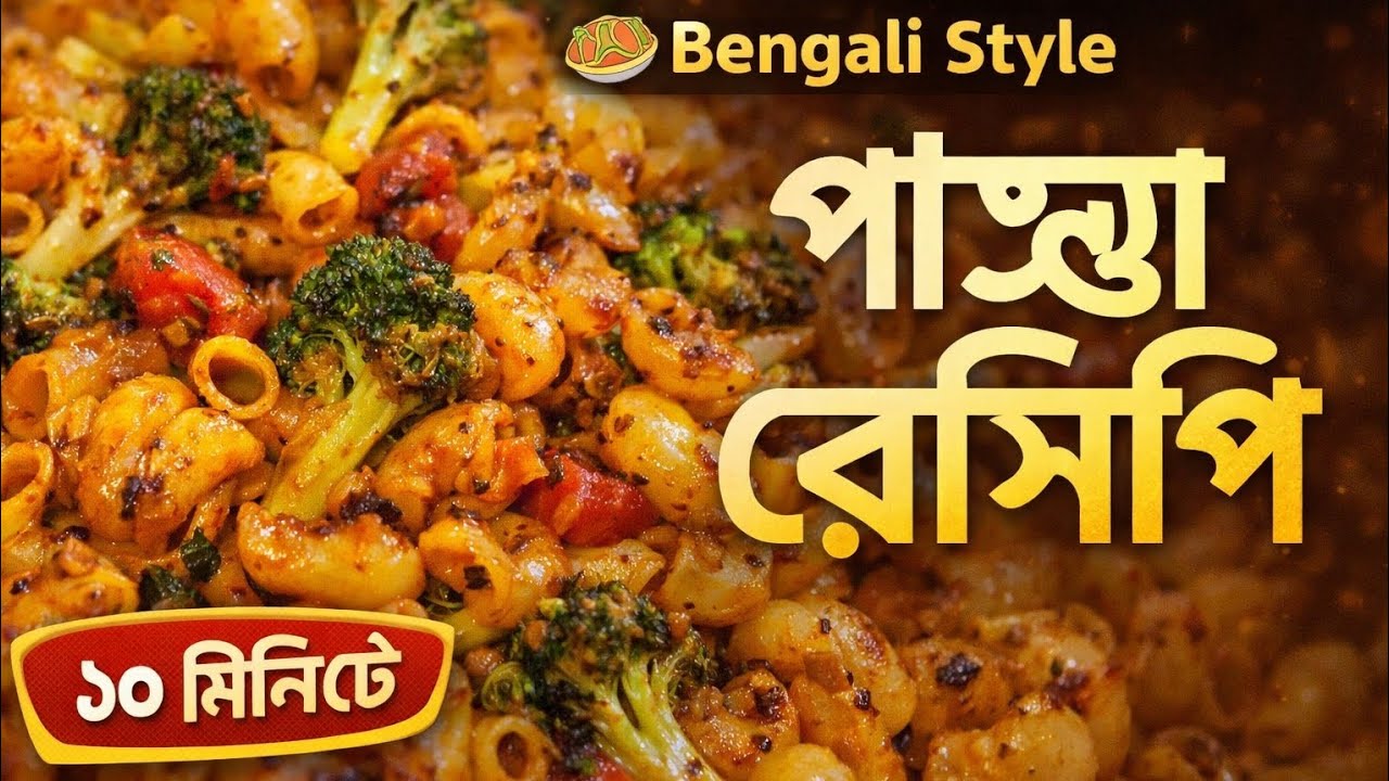 Bengali Style Pasta Recipe | Easy 10 Minutes Pasta | পাস্তা রেসিপি