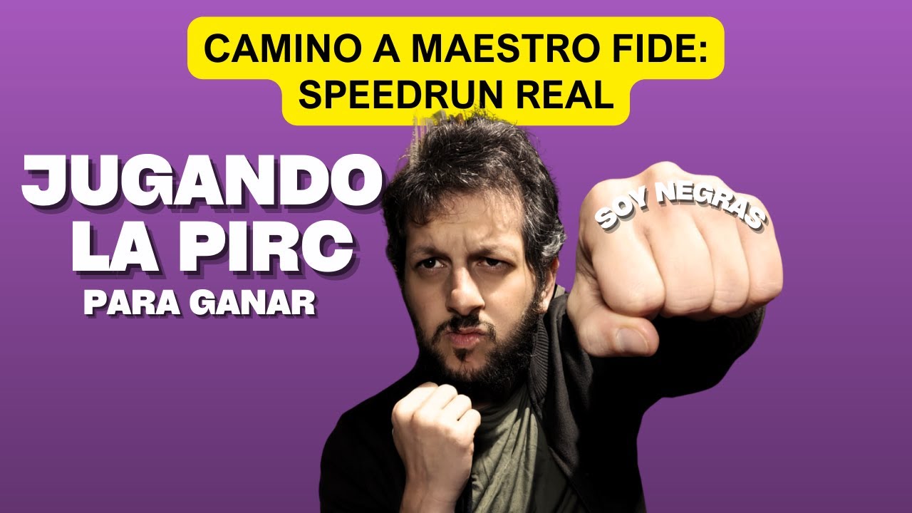 Usando la Pirc de negras | Una locura táctica | SPEEDRUN REAL