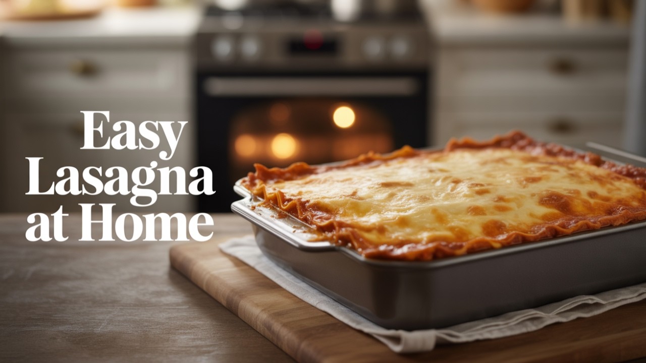 The Easiest Lasagna Recipe (with a CHEAT!)