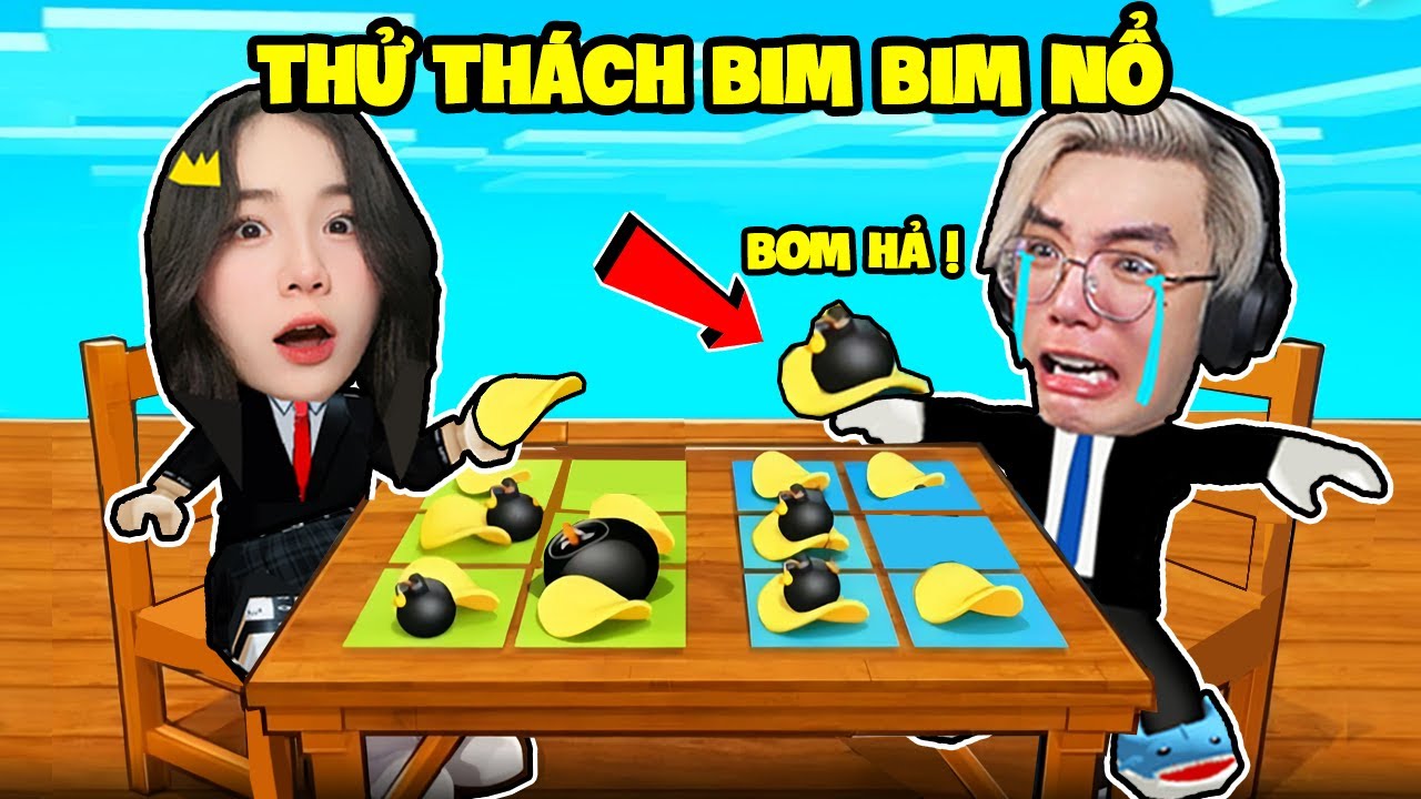 SAMMY VÀ PHONG CẬN THỬ THÁCH CHƠI BIM BIM ĐẶT BOM SIÊU BỰA TRONG ROBLOX