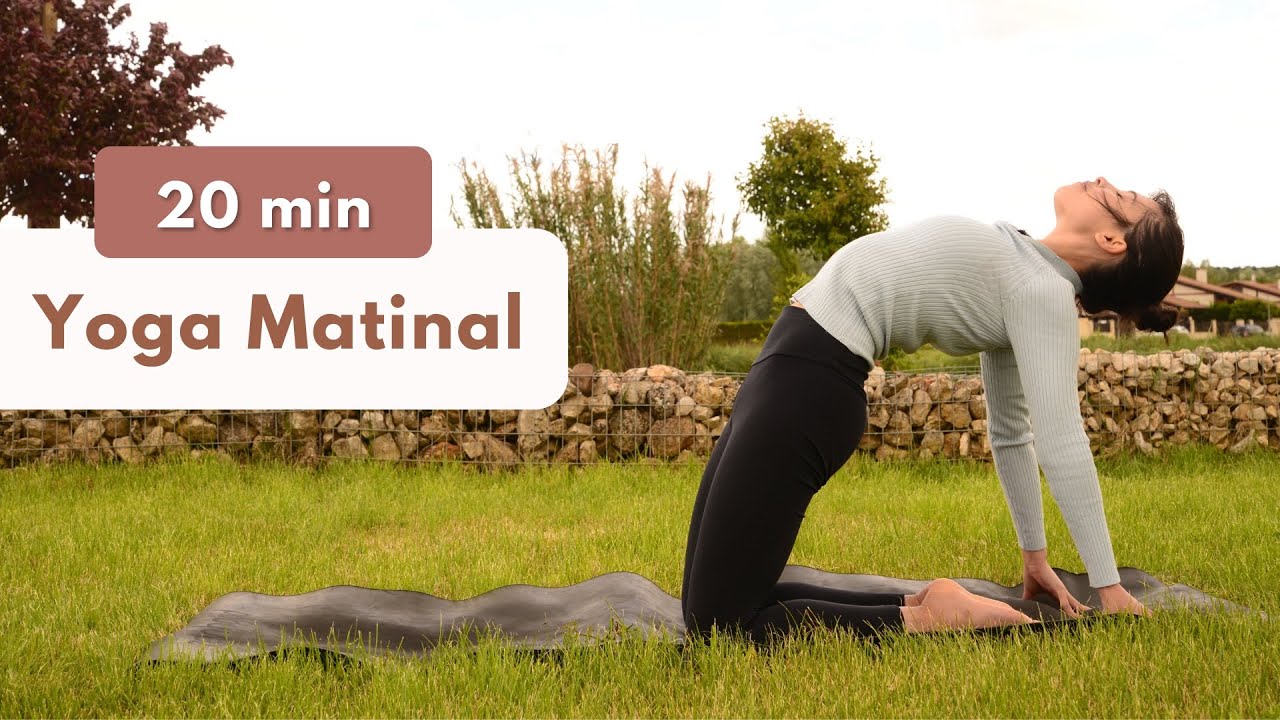 20 MIN YOGA MATINAL | Para despertar com energia e disposição
