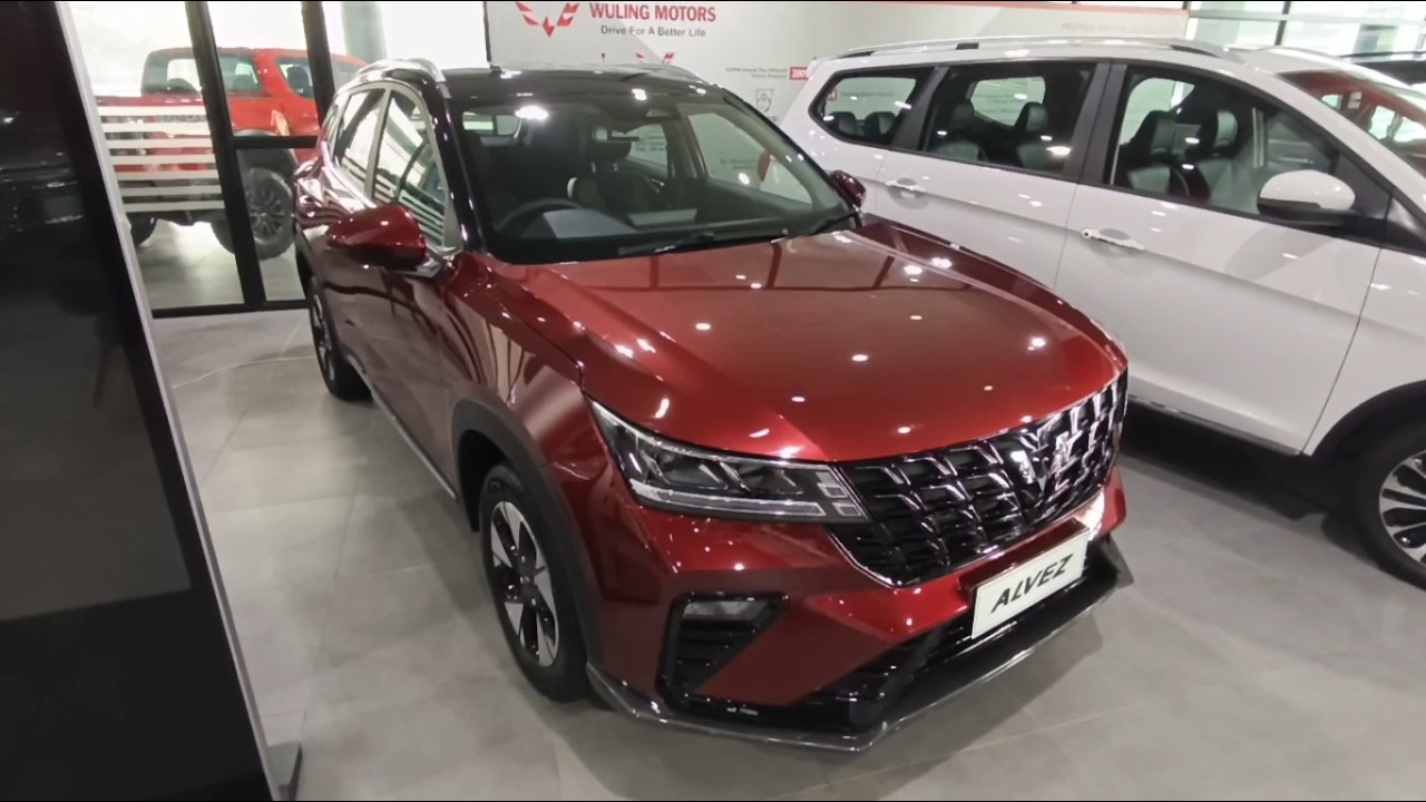 Wuling Alvez EX Red 1.5 CVT facelift walkaround exterior and interior (Brunei)