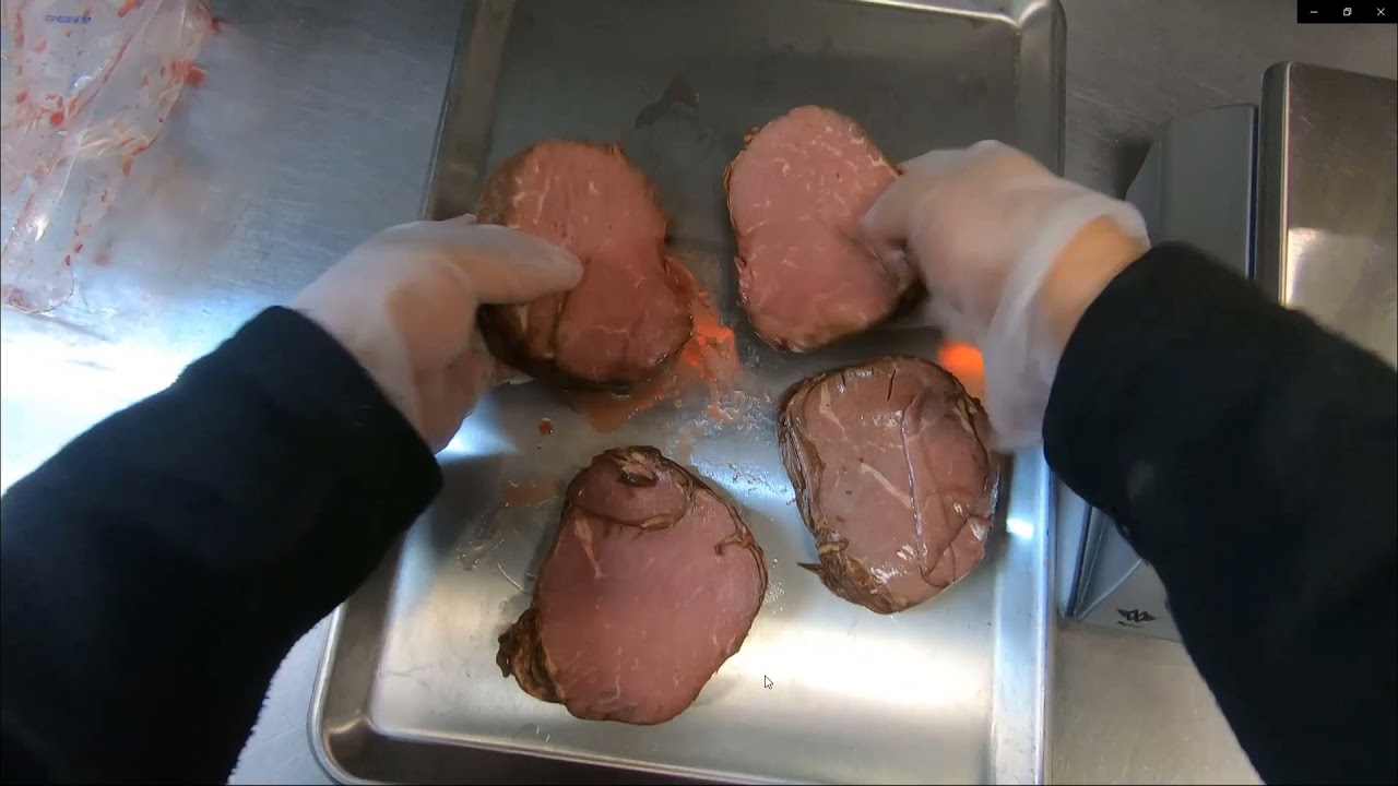 Subway Training - Prepping Roast Beef