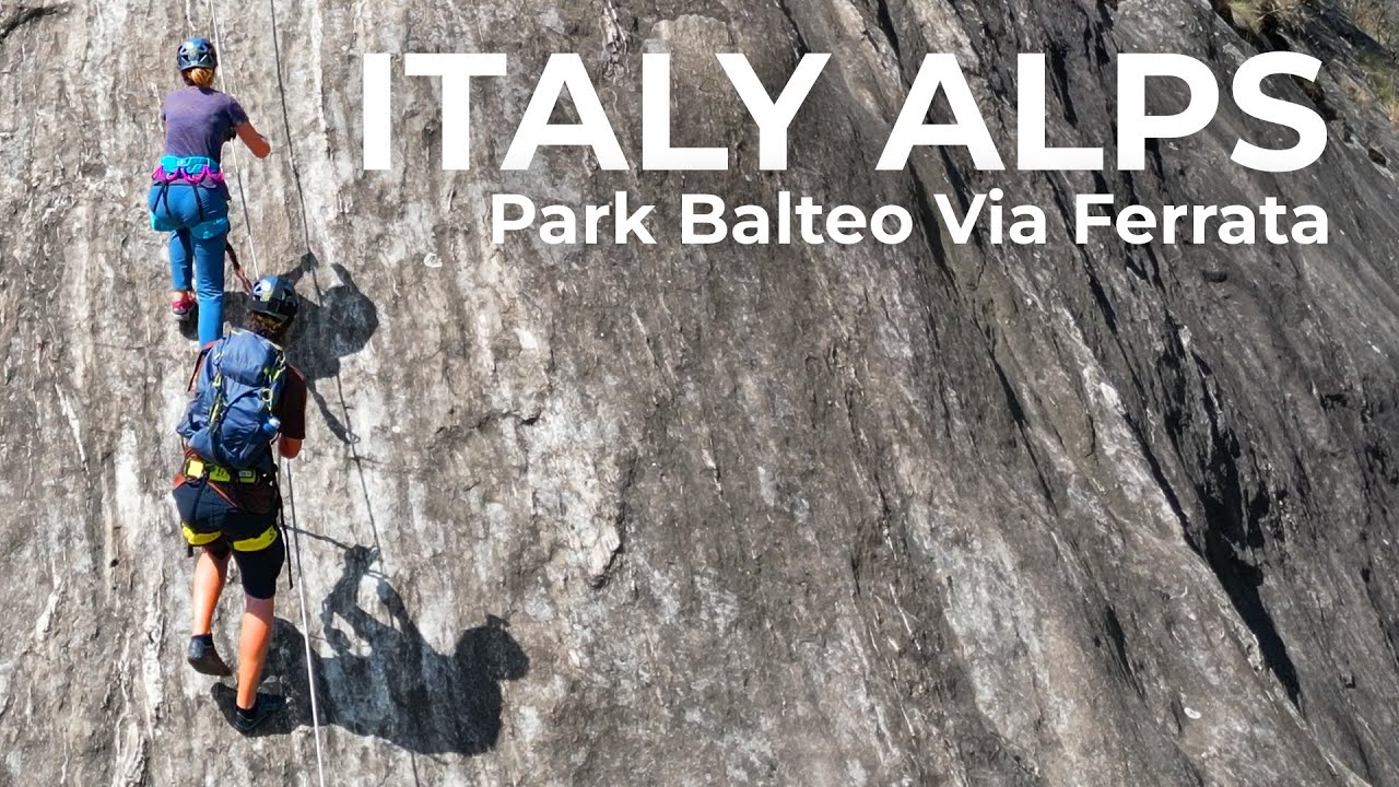 Italy Alps Climbing Park Balteo Via Ferrata | Conquering our fears of heights on Italy | Lipiec 2025